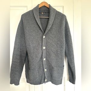 JP Uomo Firenze wool blend fisherman’s cardigan